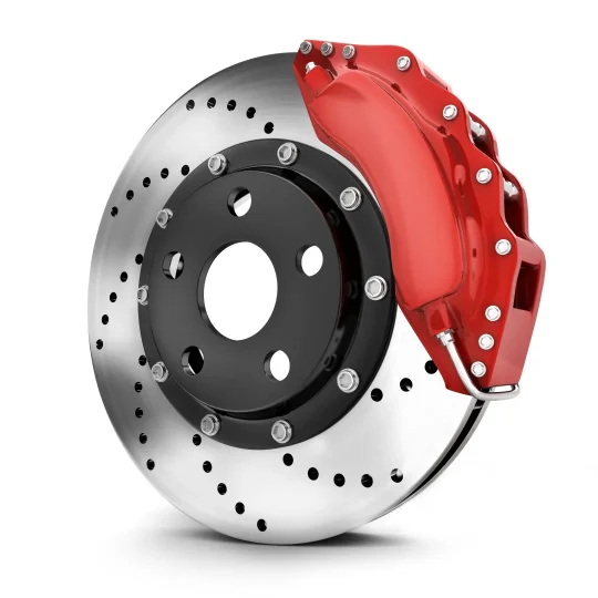 DRILLED AND SLOTTED BRAKE ROTORS